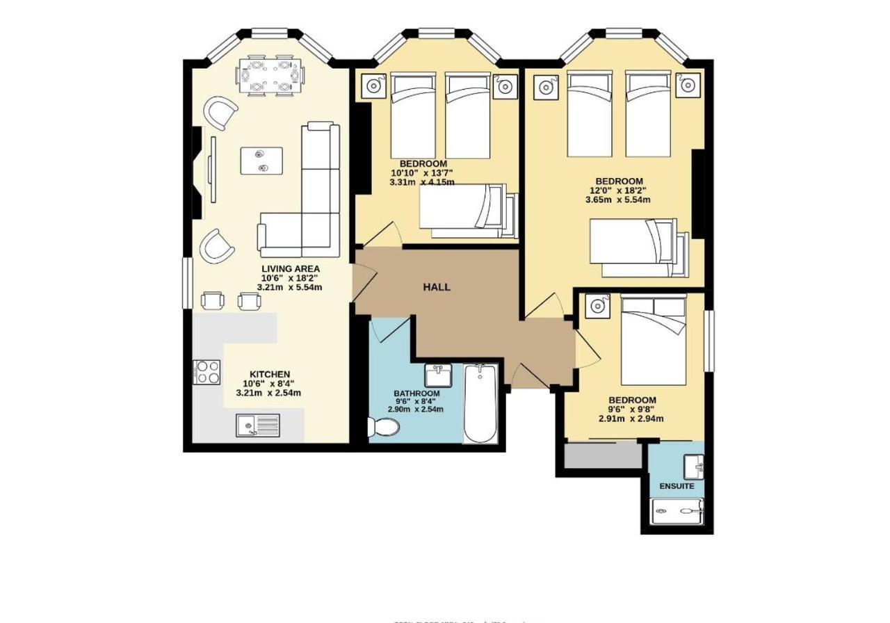 Central Lanes Pad By My Getaways Free Parking For One Car Brighton Exterior foto